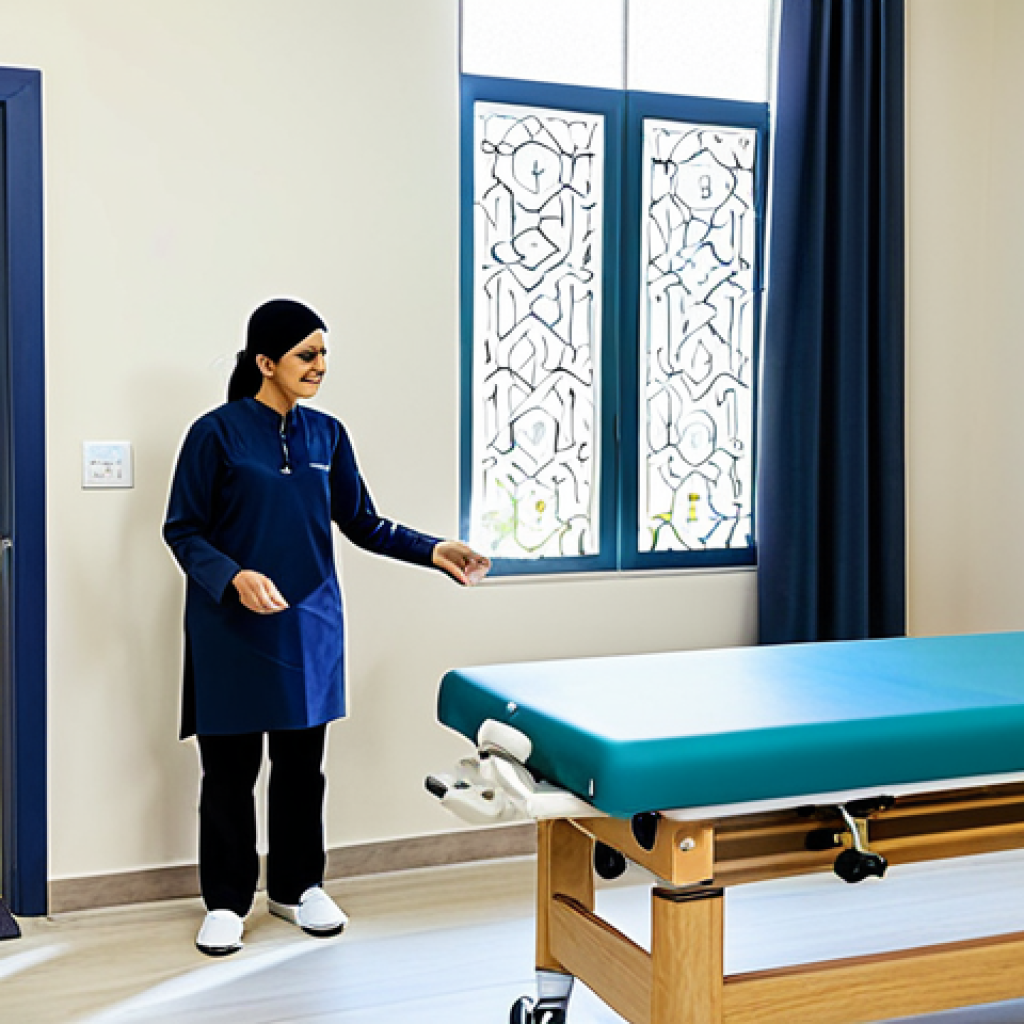 장애인재활상담사 직업 변화 추세 - Modern Rehabilitation Center**

"A bright, modern rehabilitation center with diverse patients engagi...