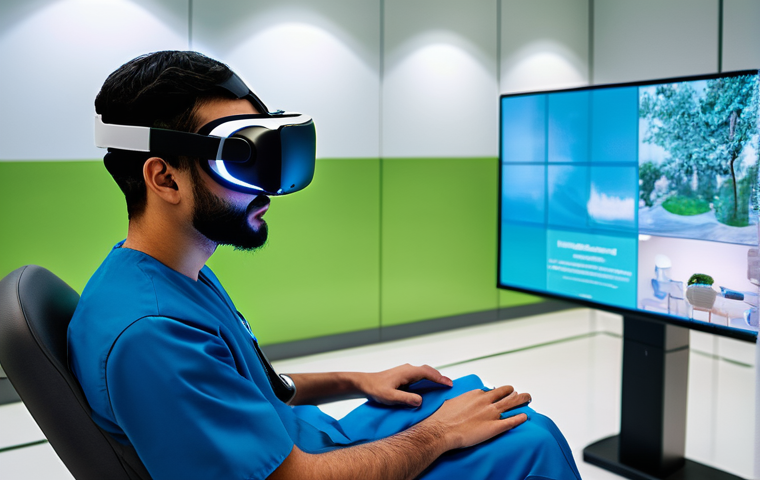 장애인재활상담사 성공 사례 - **Prompt 1: Empowering Creativity and Skill Development**
    A focused young adult, of Middle Easte...