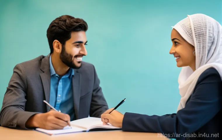 장애인재활상담사 윤리 강령 - **Prompt 1: Building Bridges of Trust and Empathy**
    "A compassionate and professionally dressed ...