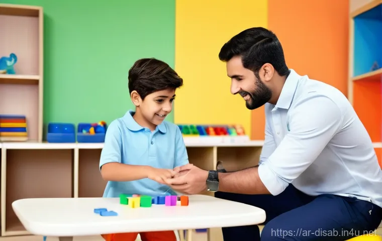 장애인재활상담사 면접 성공 팁 - **Prompt:** A young, compassionate Arab female rehabilitation specialist, in her early 30s, wearing ...