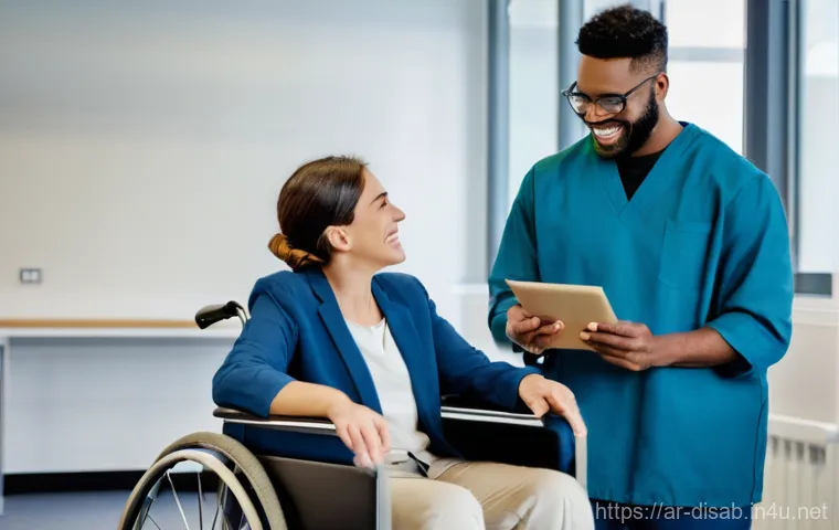 장애인재활상담사 전문 블로그 콘텐츠 - Image Prompt 1: The Journey of Empowerment**